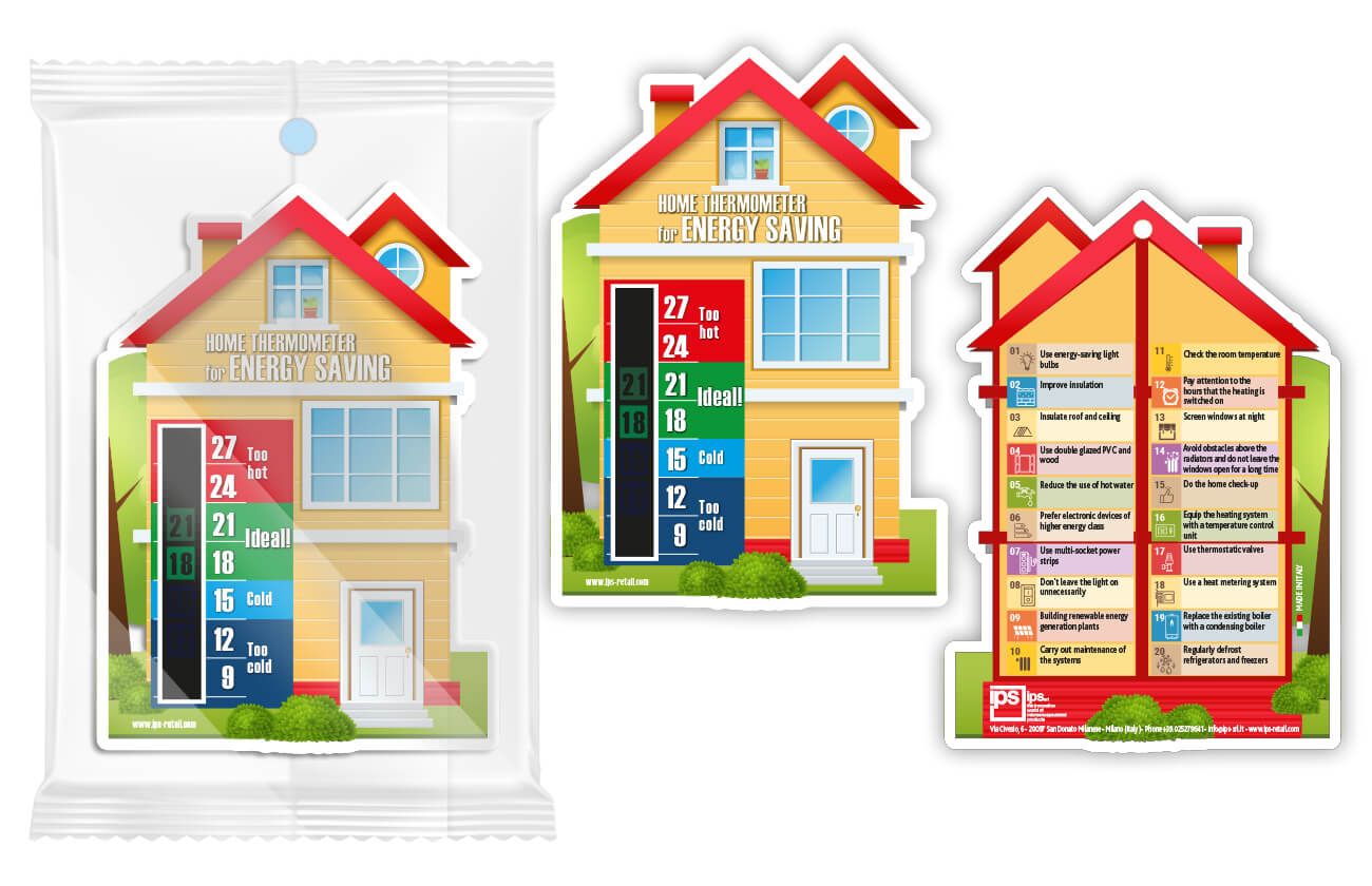 energysaving thermometer for retail